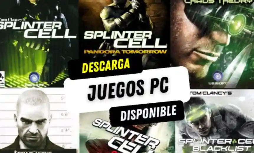 SAGA SPLINTER CELL PARA PC + LINKS DE DESCARGA